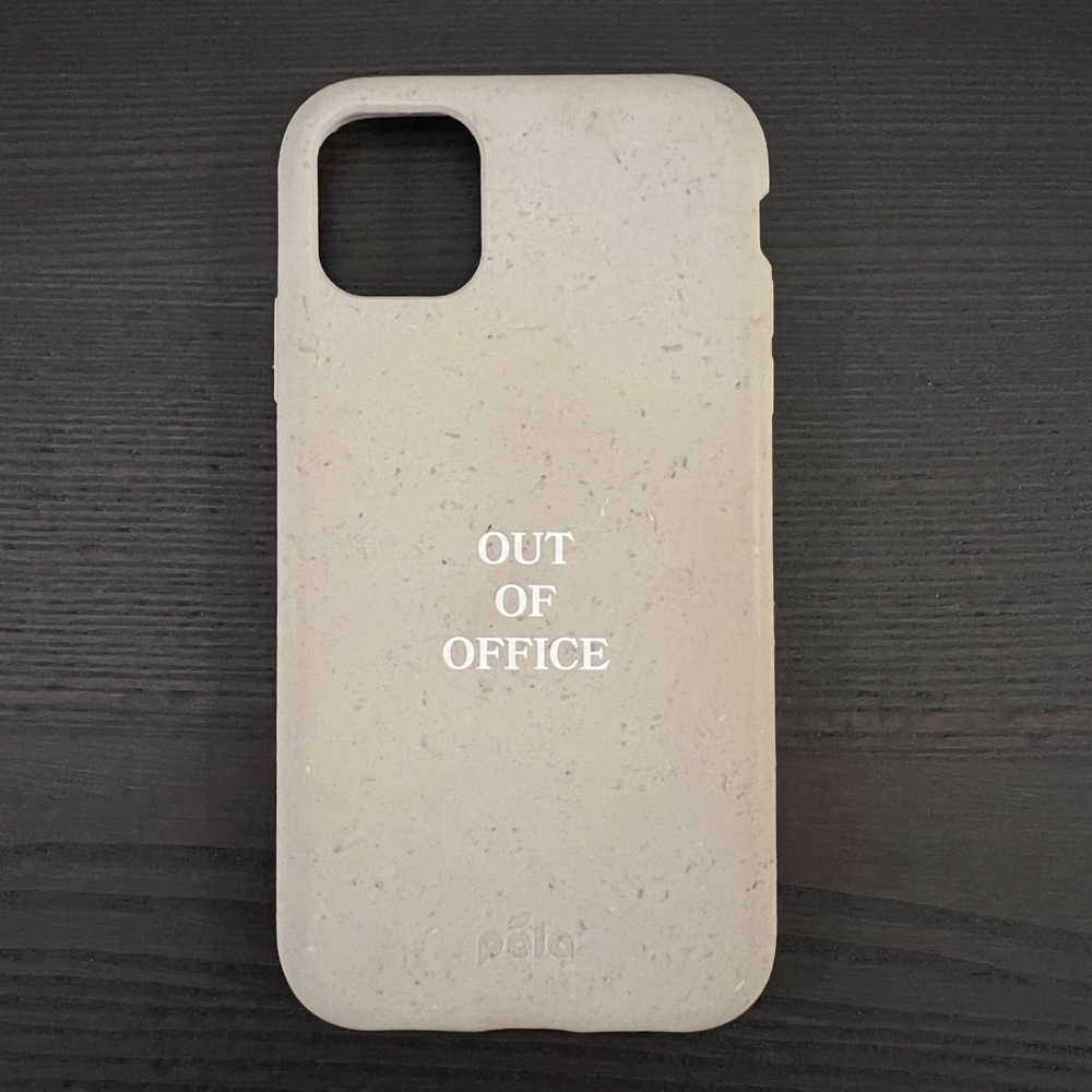 Pela “Out of Office” iPhone 11 phone case